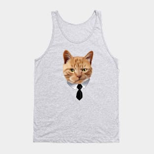 Business cat Tank Top